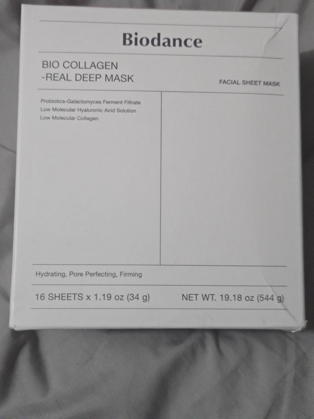 Biodance Bio Collagen Real Deep Mask - White Facial Sheet Masks (16 Sheets)